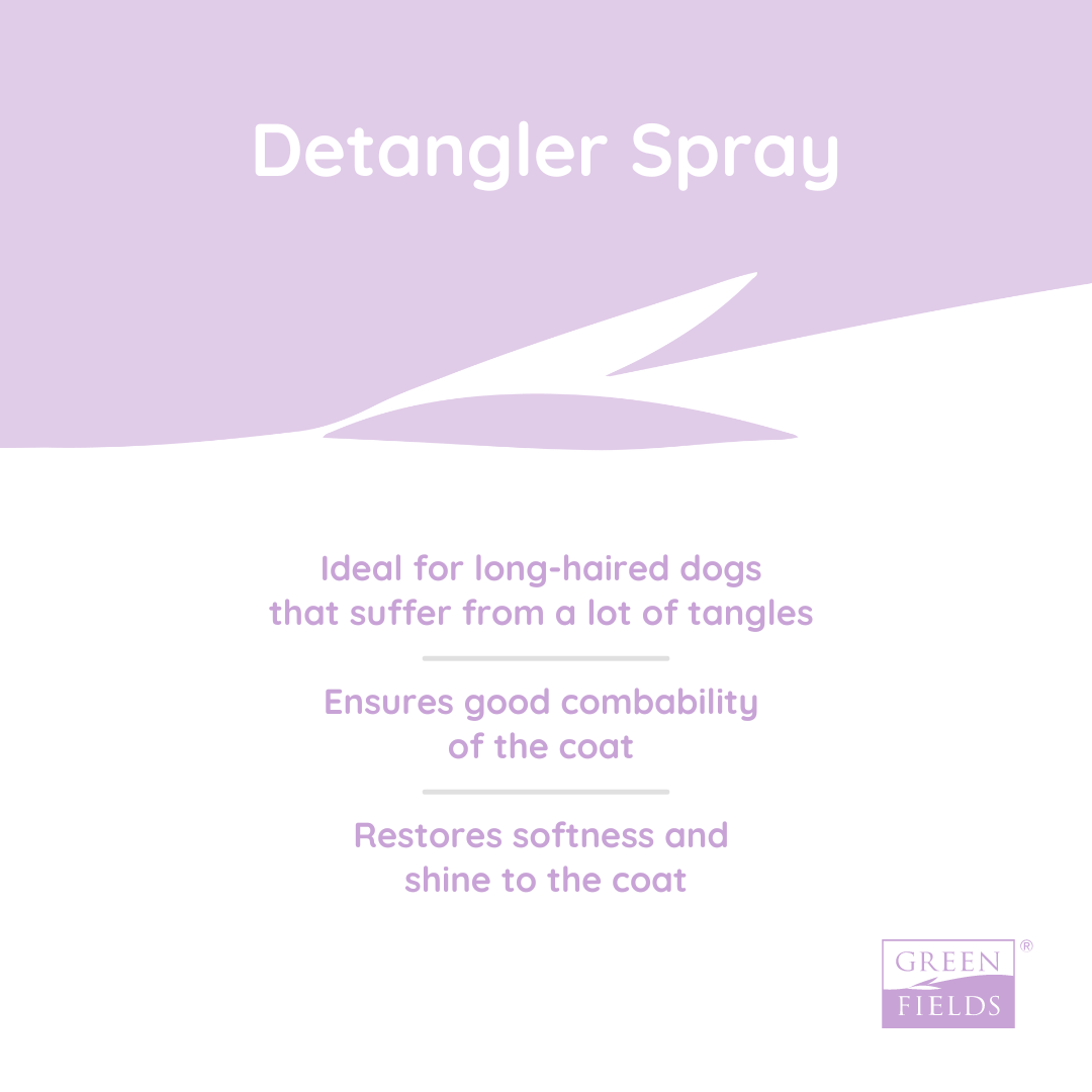 Greenfields Anti-Tangle Spray Hund Detangler 270 ml - für langes Fell