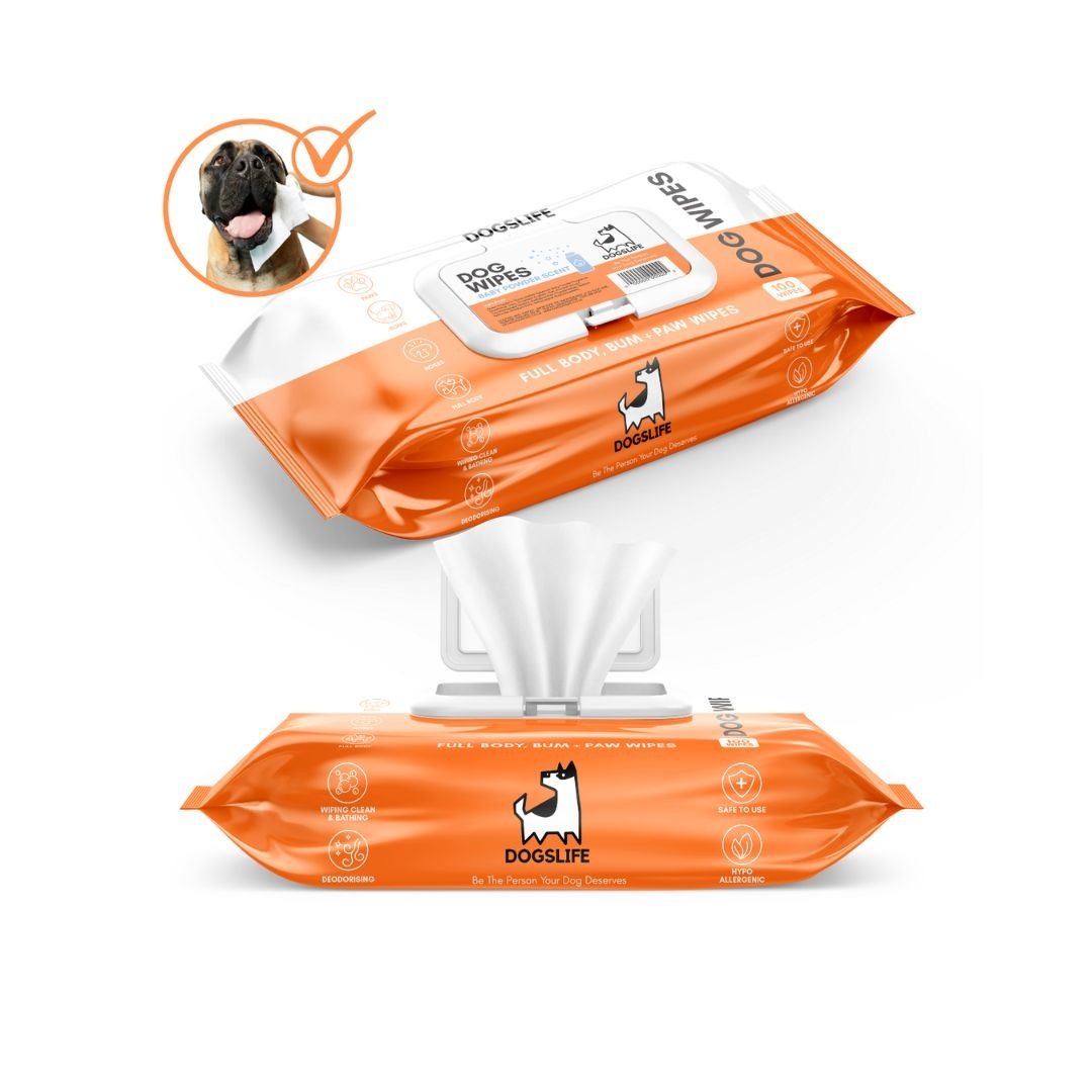 DogsLife Dog Grooming Wipes - 20 Stück - Natürlich desodorierend