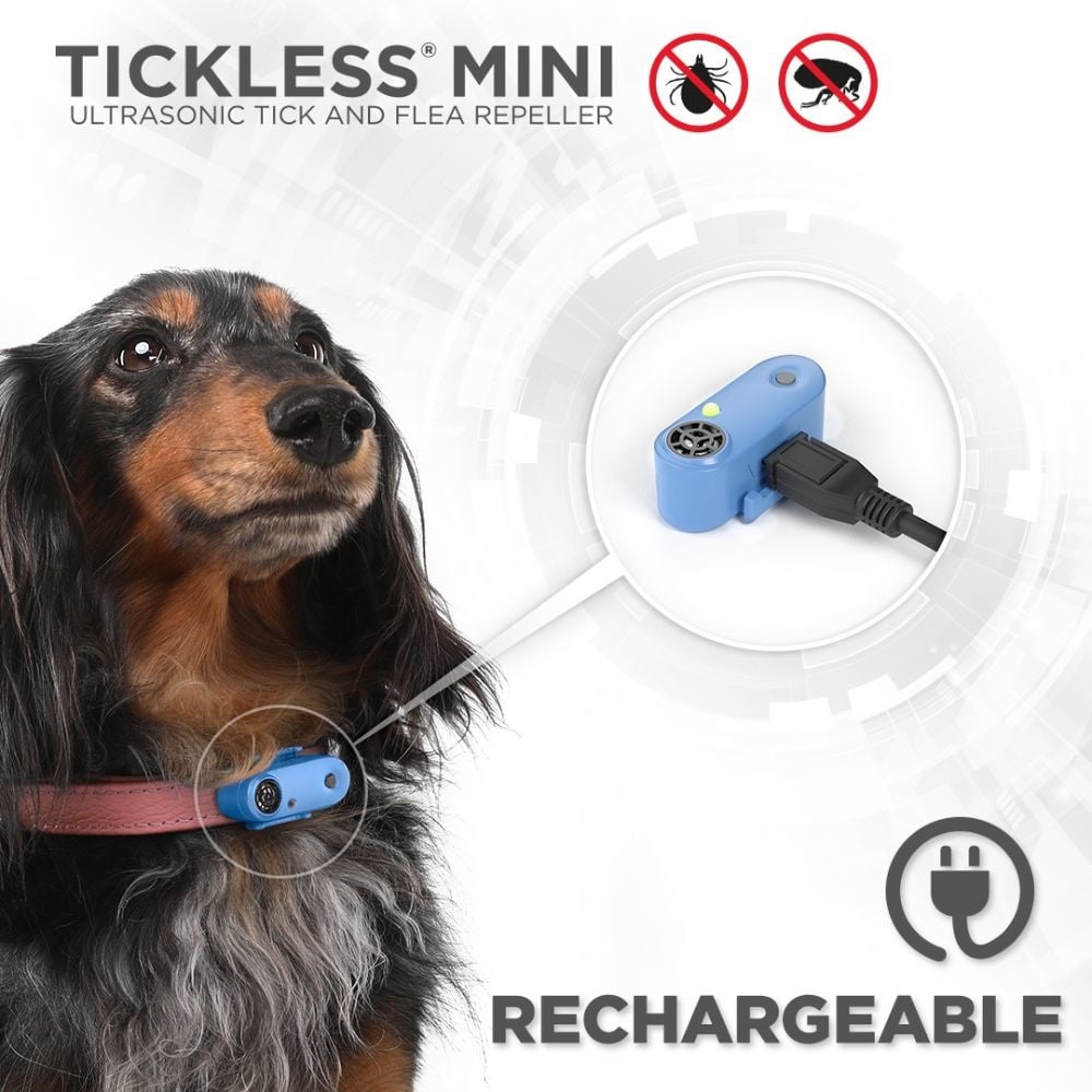 Tickless Tekenbestrijders Tickless Mini Hond - Blauw