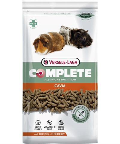 VERSELE-LAGA COMPLETE CAVIA Volledig caviavoer geëxtrudeerde brokjes, 20% ruwe vezel, 10% verse groenten, vitamine C - 1,75 kg