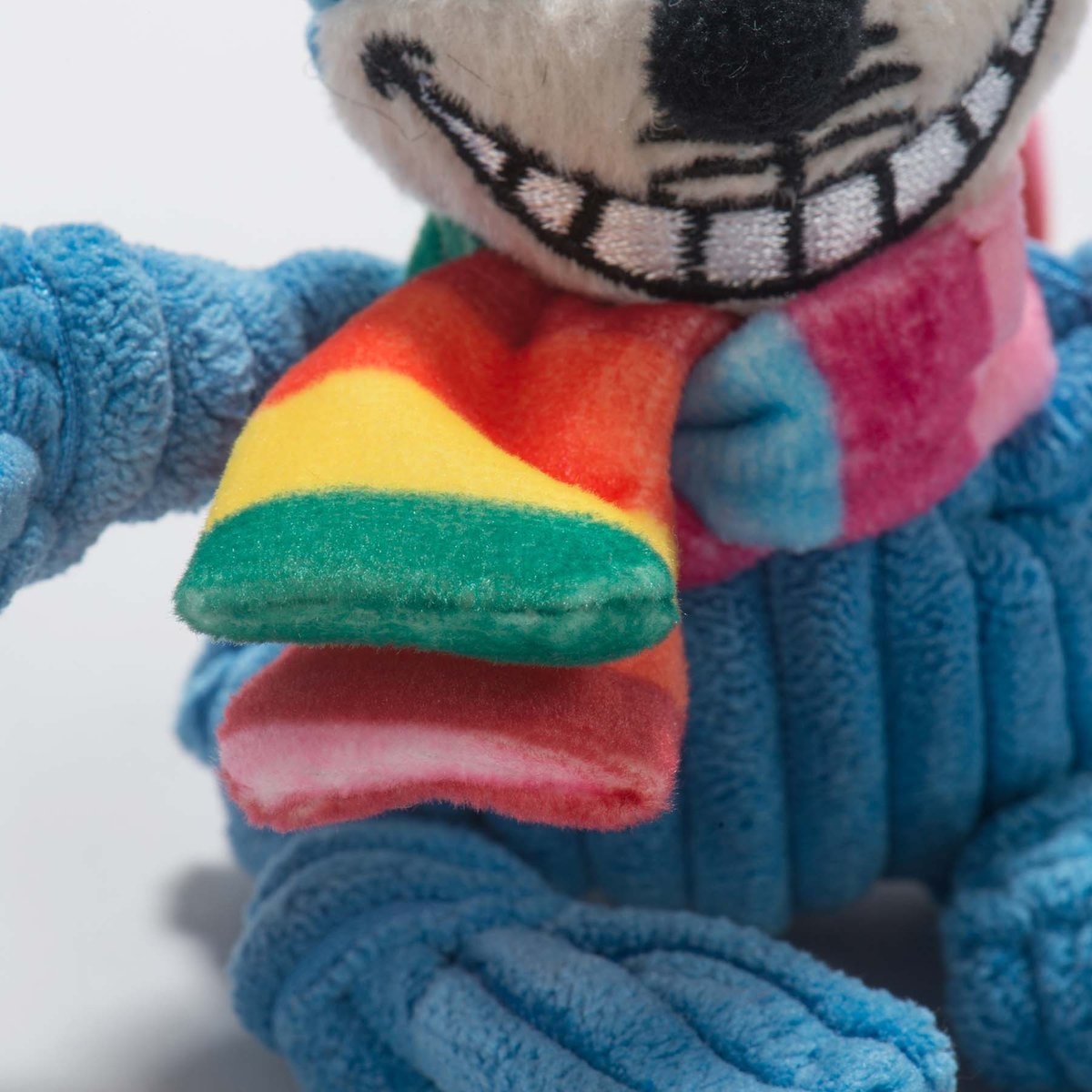 HuggleHounds® hondenknuffel Rainbow Cheshire Cat Knottie™ 25 cm – Small