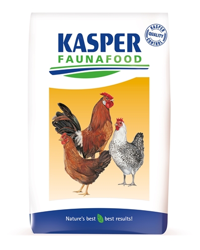 KASPER FAUNAFOOD Voer Multigraan voor pluimvee MULTIGRAAN - Voor opfok & groei, stimuleert scharrelgedrag - 20 kg