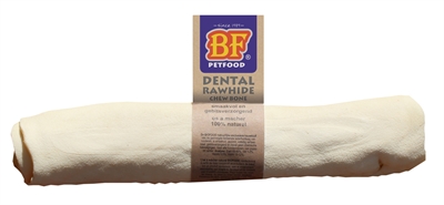 BF PETFOOD Kauwkluif Rawhide ROL NATUREL Dikke rawhide | Hypoallergeen rund | Tandenreinigend - Naturel - 23-27 cm (L)