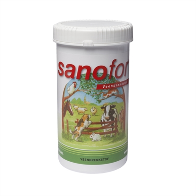 SANOFOR Aanvullende diervoeding Veendrenkstof Bevordert spijsvertering en darmflora