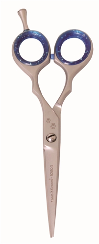 TOOLS-2-GROOM Rechte schaar 50550 - Gedetailleerd knippen, fijne punt voor ogen en voetjes - 14 cm