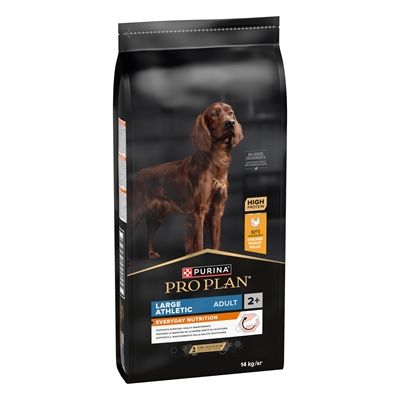 PRO PLAN Hondenvoer DOG ADULT LARGE BREED ATHLETIC Kiprijk, Hoog eiwit & energie, PRO BIFIDUS - 14 kg