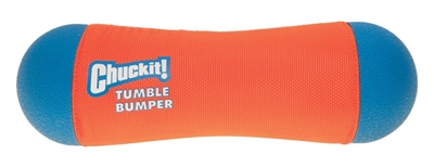 CHUCKIT Hondenspeelgoed Tumble Bumper Onvoorspelbaar stuitert, drijft, makkelijk vast te pakken - Multicolor - 21 cm