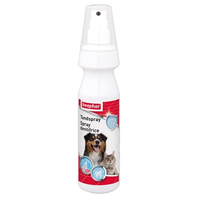 BEAPHAR TANDSPRAY Schoon gebit & frisse adem, verwijdert aanslag - 150 ml