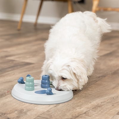 TRIXIE Dog Activity Flip Board Intelligentiespel voor honden, verschillende puzzels, antislip - Multicolor - 23 cm