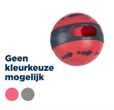 TRIXIE Voerbal Cat Activity verstelbare opening, vult met beloningssnoepjes, rollend beloningssysteem - Assorti - 6 cm