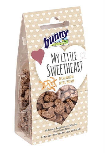 BUNNY NATURE Snack knaagdieren My Little Sweetheart Meelworm - Met meelwormen & paardenbloem, beloning - 30 g