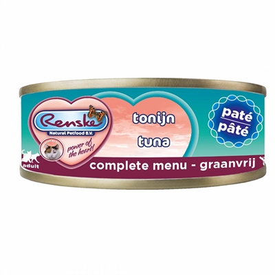 RENSKE VERS VLEES MAALTIJD KAT VERSE TONIJN PATÉ GRAANVRIJ