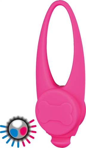 TRIXIE Veiligheidslampje Flasher Siliconen 45 uur knipper/20 uur continu - Assorti - 8 cm