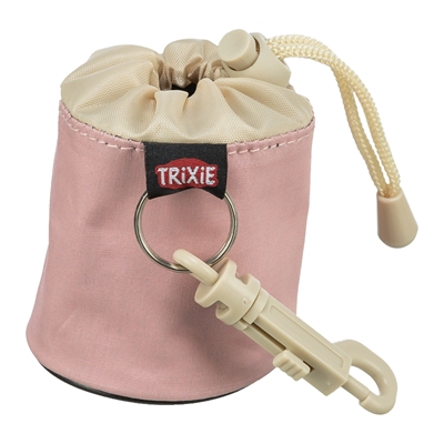 TRIXIE Dog Activity beloningszakje met trekkoord & musketonhaak, multifunctioneel - Assorti - 7x9 cm