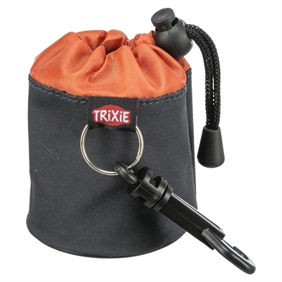 TRIXIE Dog Activity beloningszakje met trekkoord & musketonhaak, multifunctioneel - Assorti - 7x9 cm