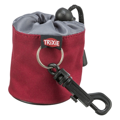 TRIXIE Dog Activity beloningszakje met trekkoord & musketonhaak, multifunctioneel - Assorti - 7x9 cm