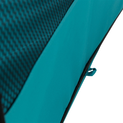 TRIXIE Enclos pour petits animaux Turquoise/Gris - Pliable avec sac de transport - Fond amovible - Filet amovible & poches latérales - 130x130x55 cm
