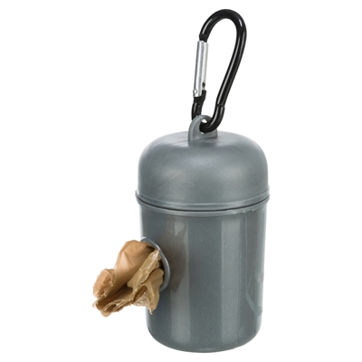 TRIXIE POEPZAKDISPENSER MET 2X20 ZAKJES ASSORTI