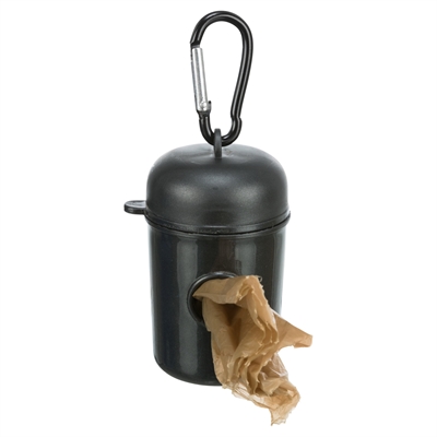 TRIXIE POEPZAKDISPENSER MET 2X20 ZAKJES ASSORTI