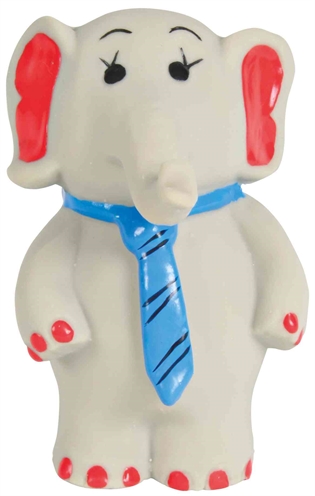 TRIXIE Latex Figuren Assorti Piepend kauwspeelgoed voor kauwen en apport, goed voor tanden - Assorti - 6-9 cm