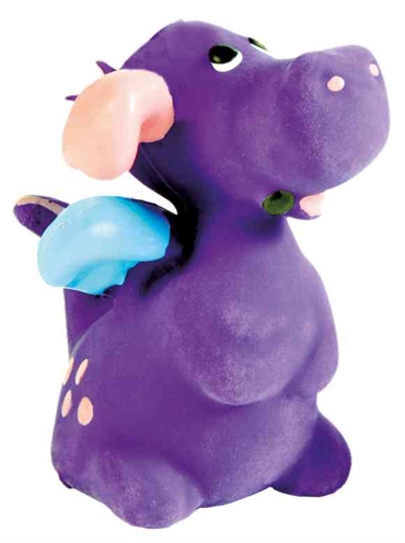 TRIXIE Latex Figuren Assorti Piepend kauwspeelgoed voor kauwen en apport, goed voor tanden - Assorti - 6-9 cm