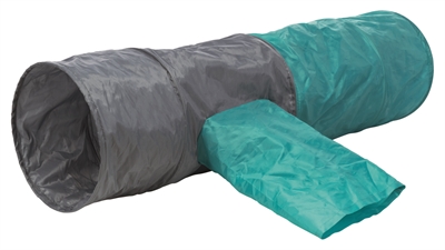 TRIXIE Speeltunnel Kat Knisperende voering, 4 ingangen, binnen en buiten te gebruiken - Assorti - 30x115 cm