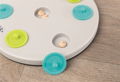 TRIXIE Snack Board met 7 verstopplekken | Braintrainer knaagdieren - assorti - Ø20 cm