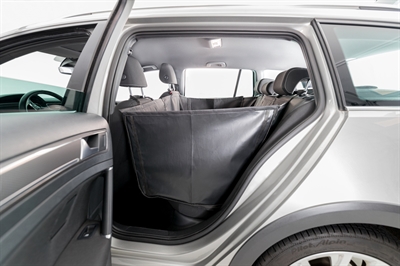 TRIXIE Auto-hondendeken met deurbescherming Anti-slip, beschermt tegen haren & vuil - Zwart - 150x135 cm