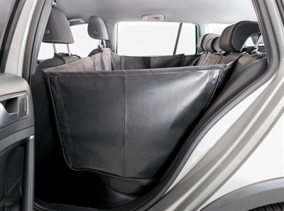 TRIXIE Auto-hondendeken met deurbescherming Anti-slip, beschermt tegen haren & vuil - Zwart - 150x135 cm