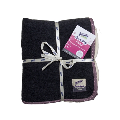 BUNNY NATURE Bodembedekking BUNNYBEDDING EASY PLASMAT Extra absorberend molton, wasbaar 60°C - Roze - 112x51 cm