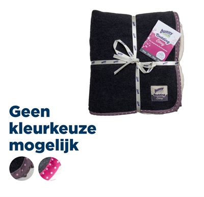 BUNNY NATURE Bodembedekking BUNNYBEDDING EASY PLASMAT Extra absorberend molton, wasbaar 60°C - Roze - 112x51 cm