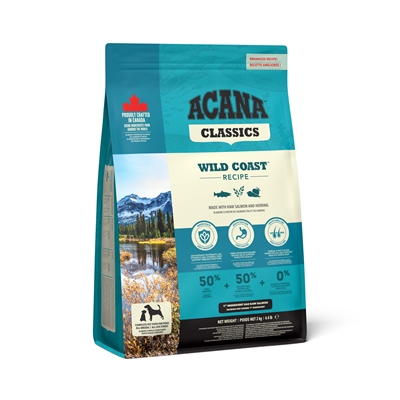 ACANA Hondenvoeding Classics Wild Coast Rijk aan verse vis en omega-3, hoge verteerbaarheid - 2 kg
