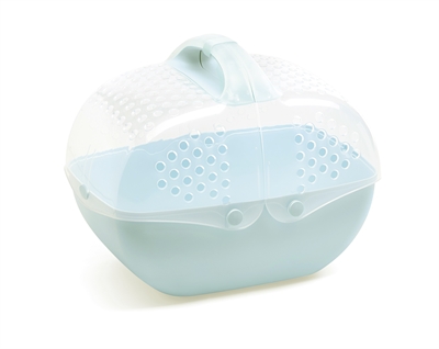 IMAC Reismand Baggy Knaagdier - Transparant geventileerd deksel, ergonomisch handvat, tot 3 kg - Assorti - 36x25x29 cm