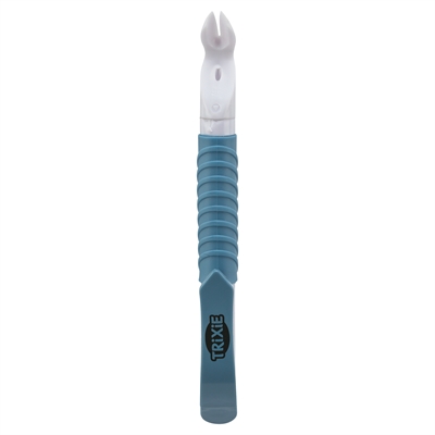 TRIXIE Tekenpen LED - Snelle veilige tekenverwijdering, ingebouwd LED en compacte clip - Assorti - 14 cm