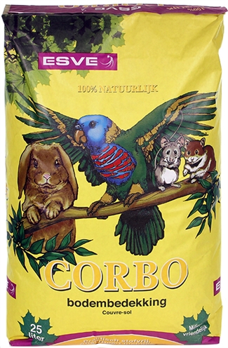 CORBO Bodembedekking BODEMBEDEKKING 100% natuurlijk 200–300% absorptie praktisch stofvrij - Naturel - 25 L