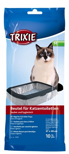 TRIXIE Kattenbakzakken L 10st Houdt bak schoon