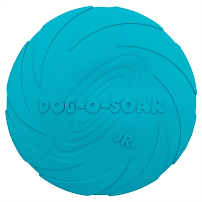 TRIXIE Rubber Frisbee O Soar Bijtvast natuurrubber, splintervrij & flexibel - Assorti - Ø 18 cm