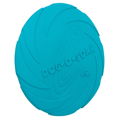 TRIXIE Rubber Frisbee O Soar Bijtvast natuurrubber, splintervrij & flexibel - Assorti - Ø 18 cm