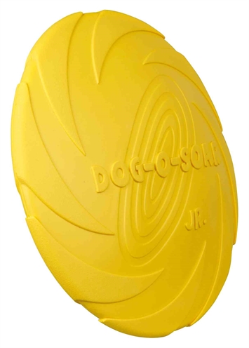 TRIXIE Rubber frisbee Dog-o-Soar Waterafstotend, zacht voor jonge/gevoelige honden, ideaal voor apporteren - Assorti - One size