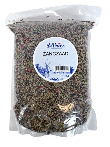 DE VRIES Voeding voor kanaries Zangzaad Volledige voeding met gezonde granen & zaden - 3 L