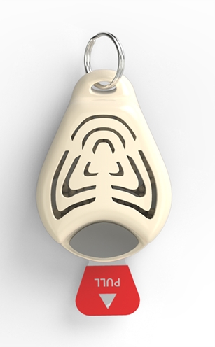 TICKLESS Teek en Vlo Afweer Ultrageluid geur- en gifloos, halsbandclip - Beige - Voor hond en kat
