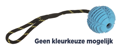 HAPPY PET Speelbal met touw Atomic - Rubber koord voor ver werpen en apporteren - Assorti - 35x7x7 cm