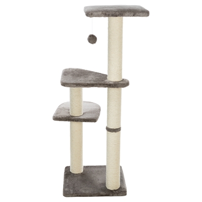 TRIXIE Krabpaal Altea Natuursisal, pluche plateaus, speeltje - Grijs - 40x40x117 cm