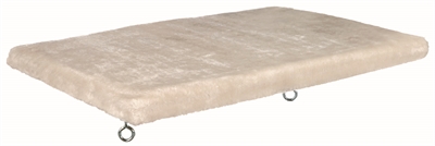 TRIXIE Kattenmand Vensterbank Plateau - Gevoerd pluche, schroefklemmen - Lichtgrijs - 51x36 cm