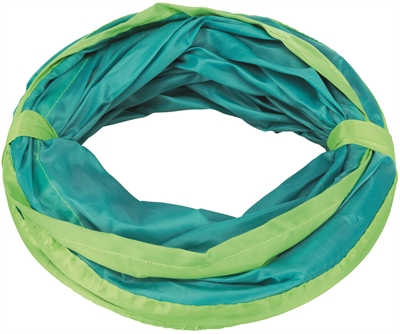 TRIXIE Speeltunnel voor konijnen Nylon Vormvast spiraalveer Extra lang - Assorti - 117x19 cm