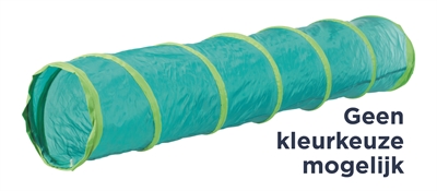 TRIXIE Speeltunnel voor konijnen Nylon Vormvast spiraalveer Extra lang - Assorti - 117x19 cm