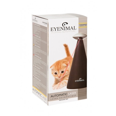 EYENIMAL Automatische laser EYENIMAL AUTOMATISCHE LASER Interactief speelgoed: handmatig of automatisch, 15min timer - Wit - 10x10x20 cm