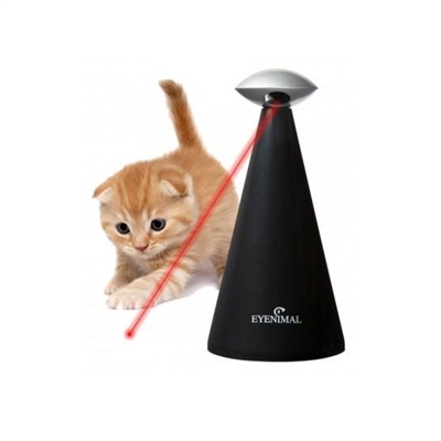 EYENIMAL Automatische laser EYENIMAL AUTOMATISCHE LASER Interactief speelgoed: handmatig of automatisch, 15min timer - Wit - 10x10x20 cm
