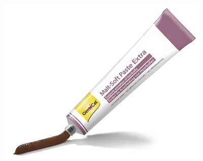 GIMCAT Haarbalpasta Malt-Soft Extra Bevordert uitzetting ingeslikte haren, hoog vezelgehalte - 100 g