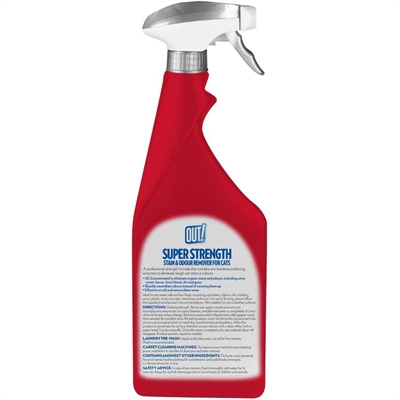 OUT! Vlek- & Geurverwijderaar SUPER STRENGHT - Neutraliseert geuren snel, effectief tegen oude en nieuwe vlekken, voor textiel & vloeren - 500 ml